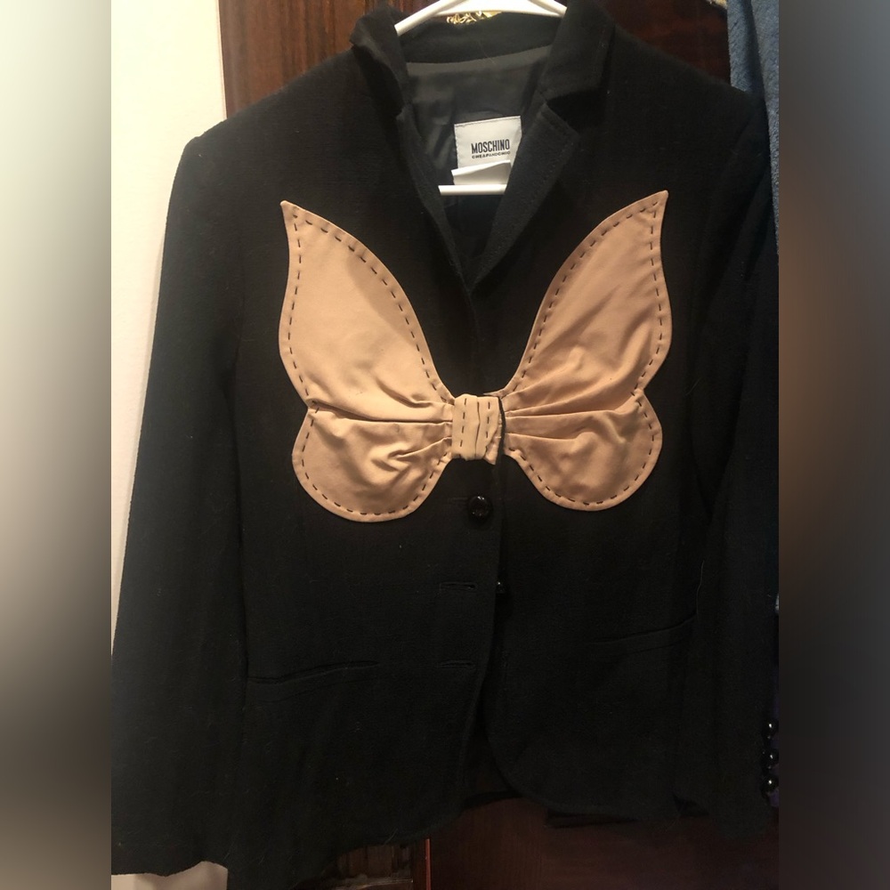 MOSCHINO Cheao and Chic Vintage Black Jacket